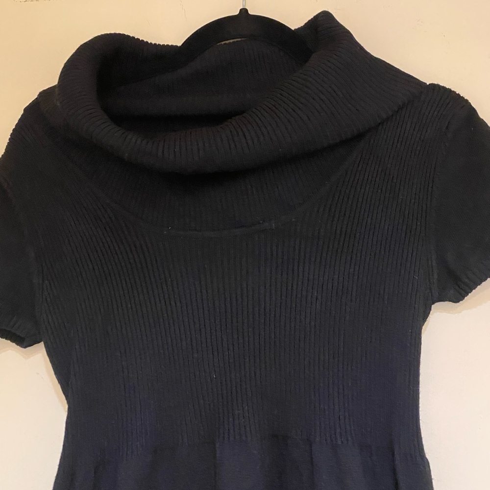 Black cotton dress